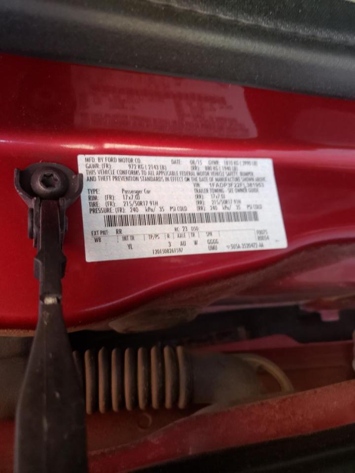 Photo 10 from auction – 2015 FORD FOCUS SE with VIN 1FADP3F22FL381953