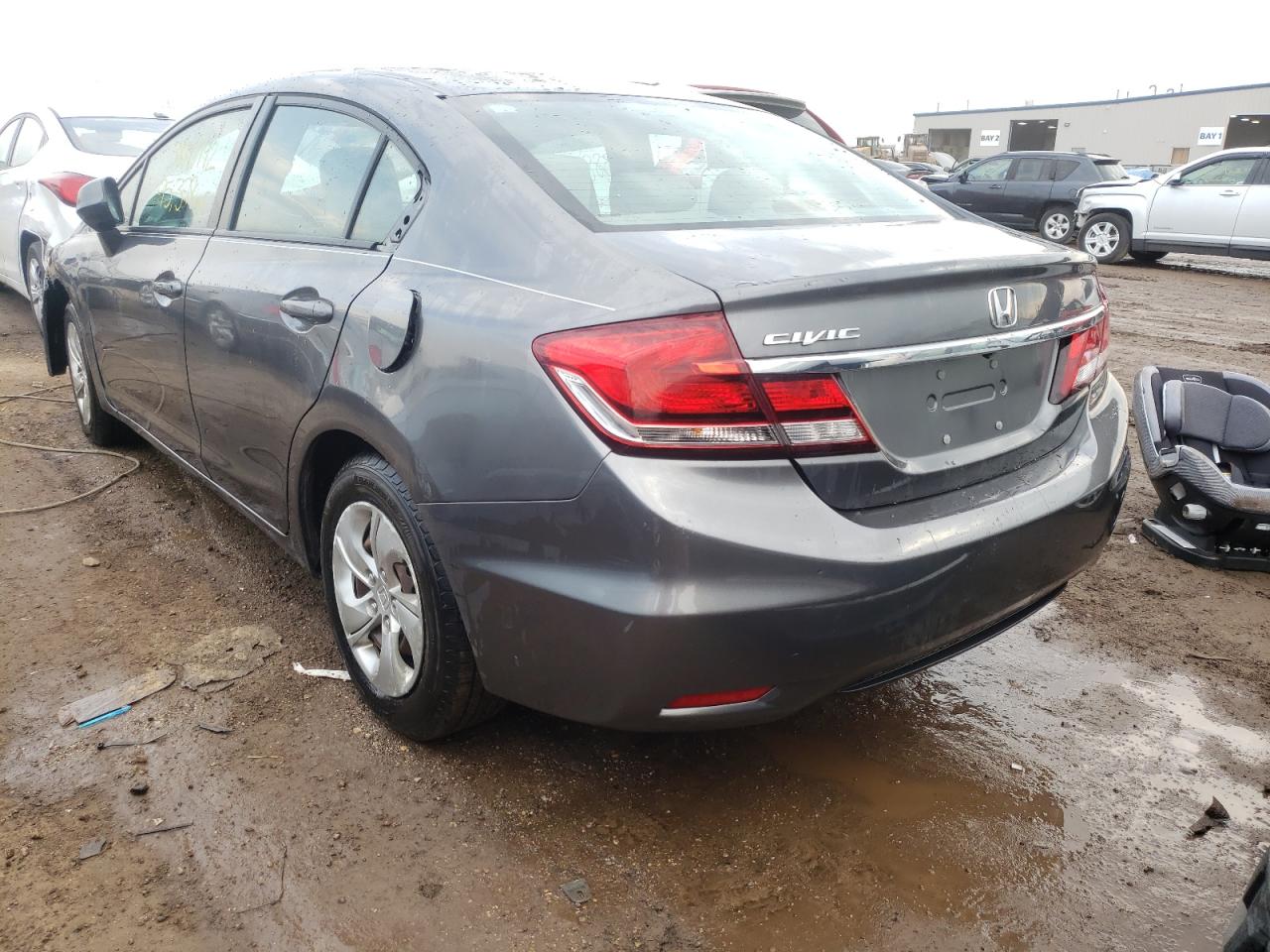 Photo 3 from auction – 2013 HONDA CIVIC LX with VIN 19XFB2F59DE241278