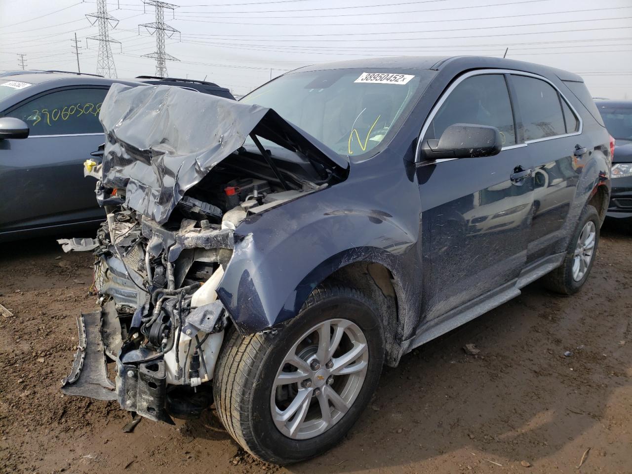 Photo 2 from auction – 2017 CHEVROLET EQUINOX LS with VIN 2GNFLEEK6H6133171