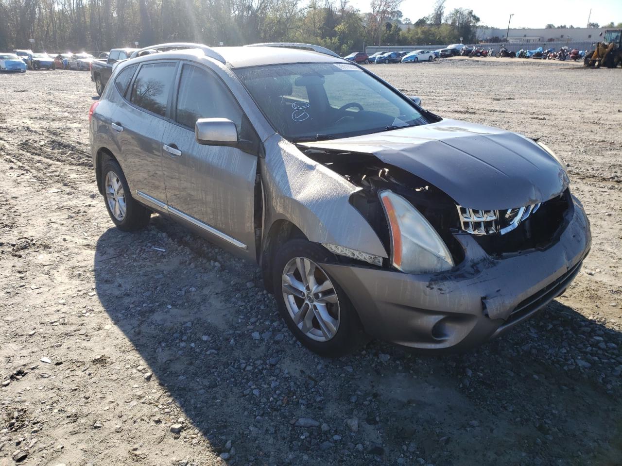 NISSAN ROGUE S 2012 with VIN JN8AS5MT9CW614146 - Photo from auction