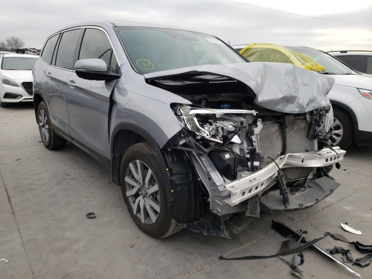 HONDA PILOT EXL 2020 with VIN 5FNYF5H56LB004705 - Photo from auction