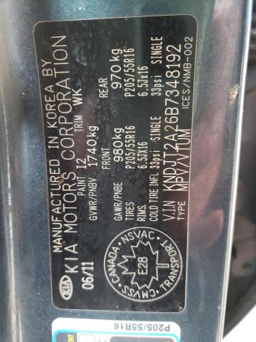Photo 10 from auction – 2011 KIA SOUL with VIN KNDJT2A26B7348192