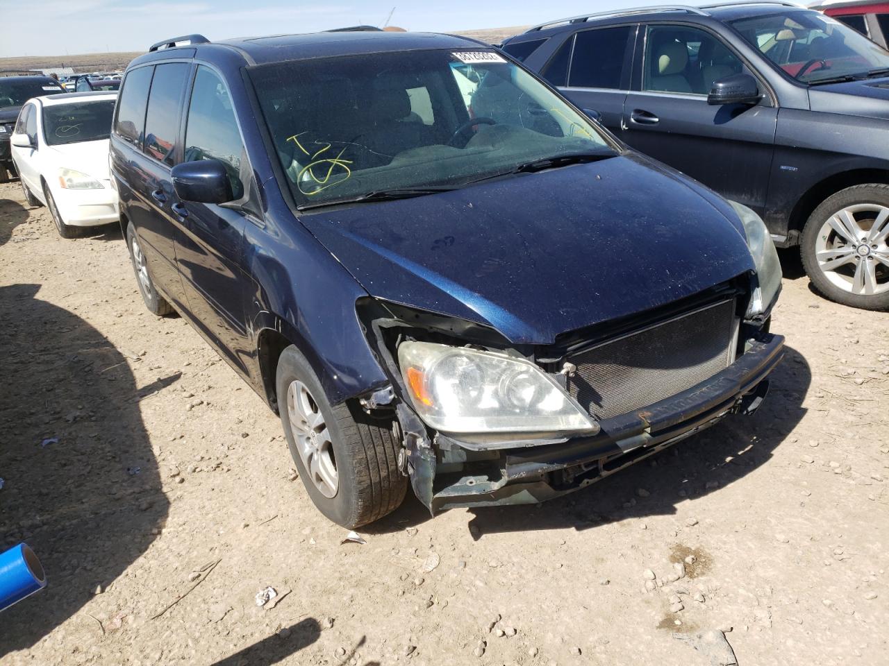 HONDA ODYSSEY EX 2007 with VIN 5FNRL38637B035863 - Photo from auction
