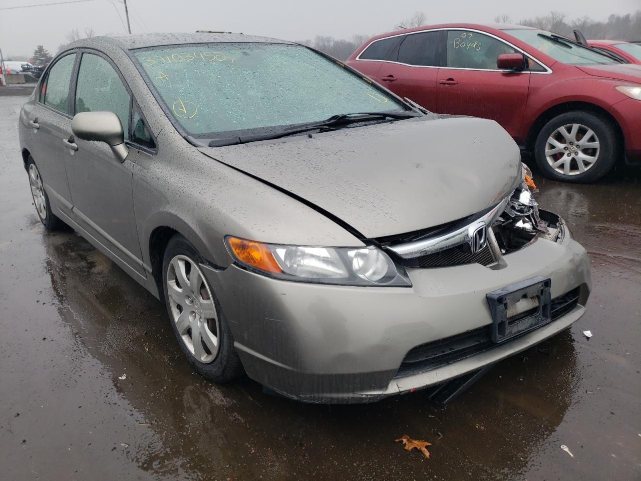 Photo 1 from auction – 2008 HONDA CIVIC LX with VIN 2HGFA16588H345236