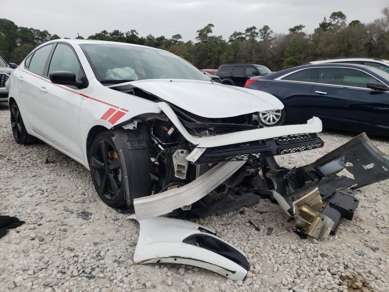 DODGE DART SXT 2015 with VIN 1C3CDFBBXFD374575 - Photo from auction