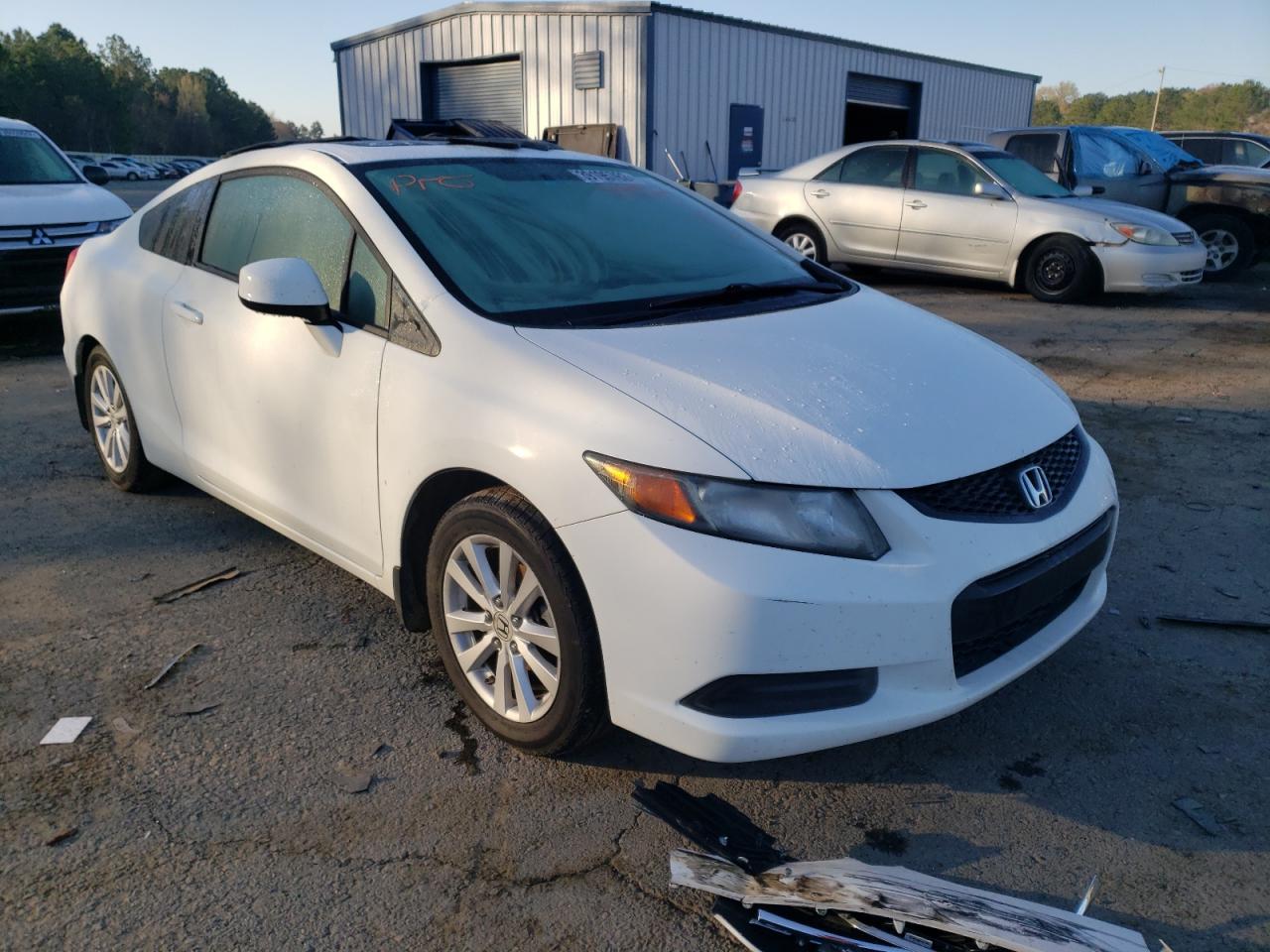 HONDA CIVIC EX 2012 with VIN 2HGFG3B80CH541223 - Photo from auction