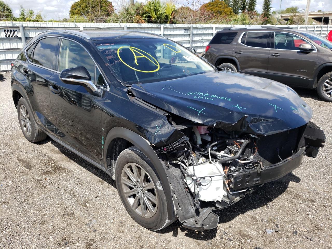 LEXUS NX 300 BAS 2018 with VIN JTJYARBZ6J2107976 - Photo from auction