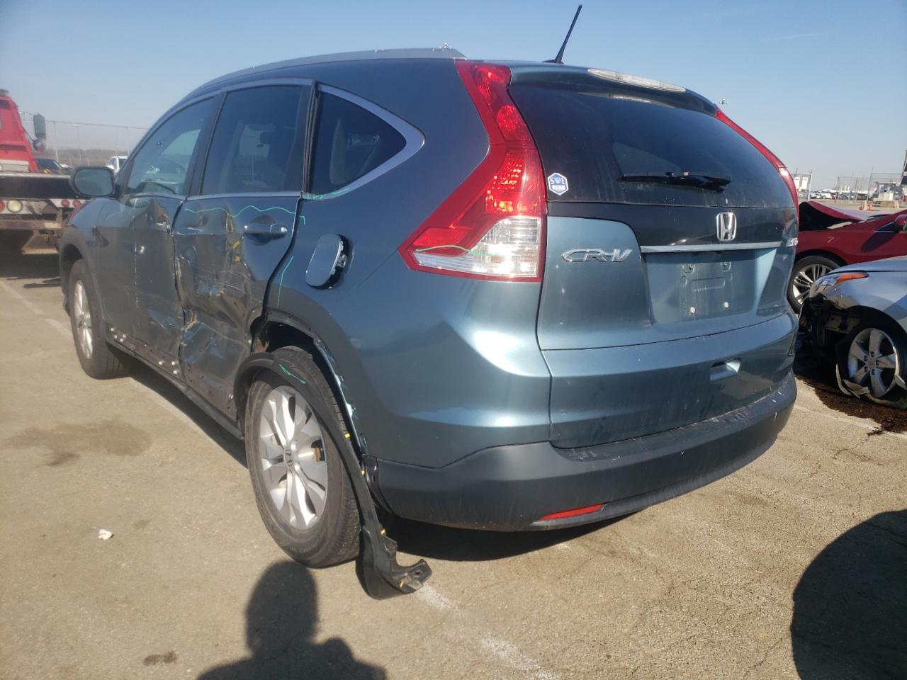 Photo 3 from auction – 2014 HONDA CR-V EXL with VIN 2HKRM4H70EH650879