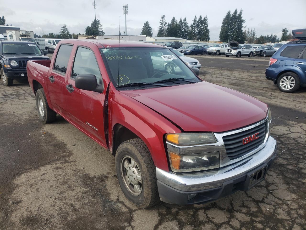 GMC CANYON 2005 with VIN 1GTCS136758113093 - Photo from auction