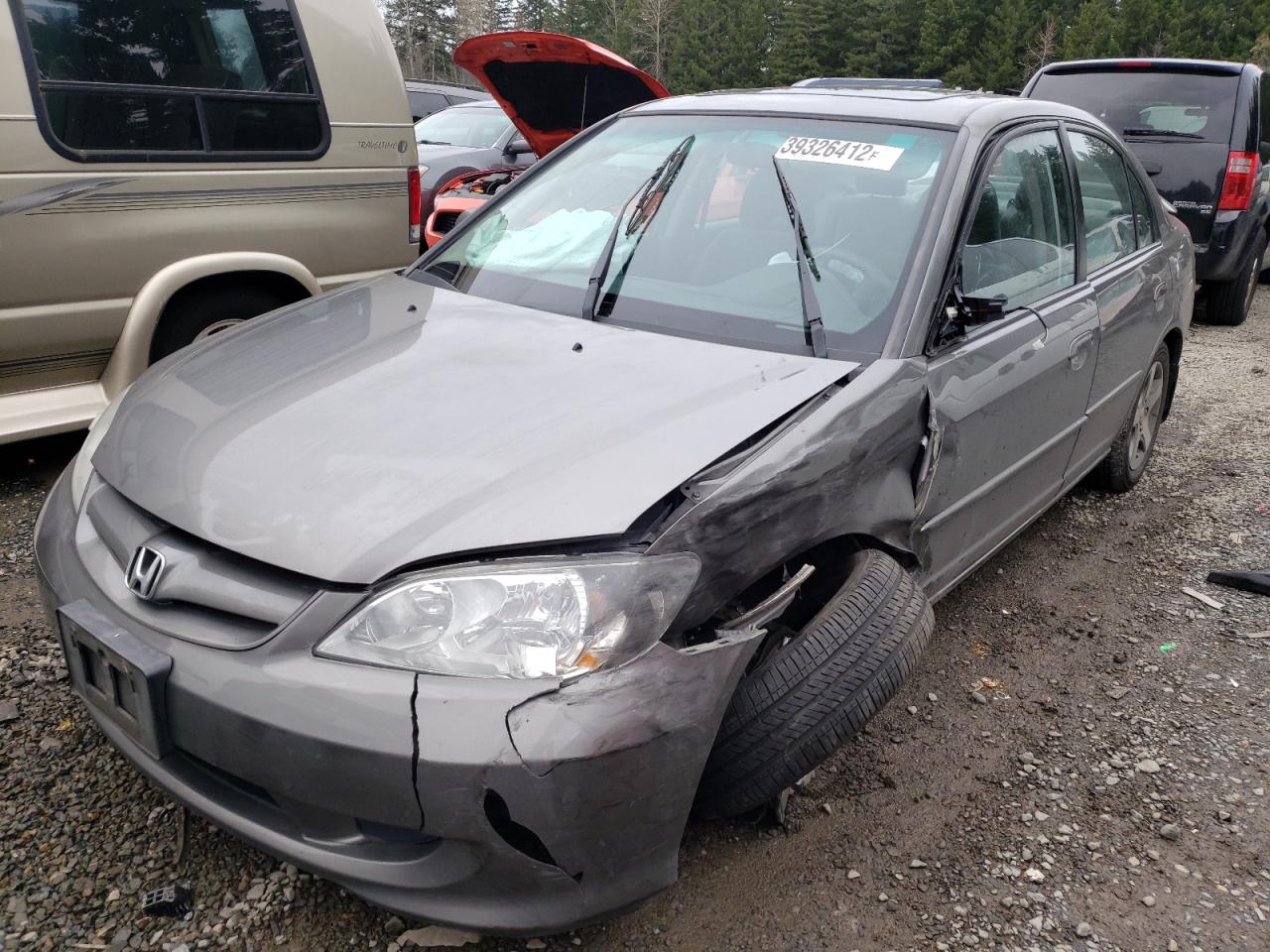 Photo 2 from auction – 2005 HONDA CIVIC EX with VIN 2HGES26745H523834