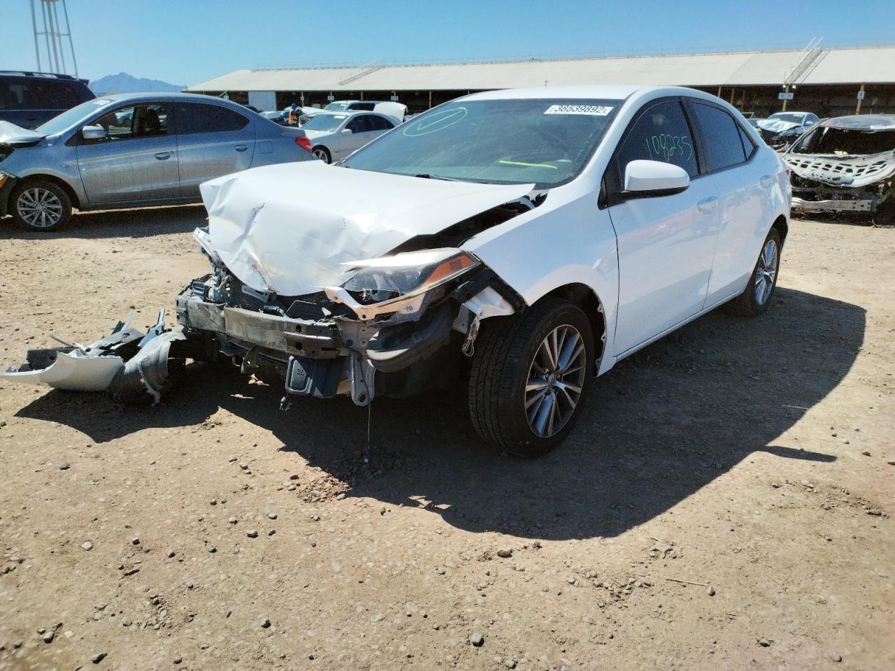 Photo 2 from auction – 2015 TOYOTA COROLLA L with VIN 5YFBURHE9FP337475