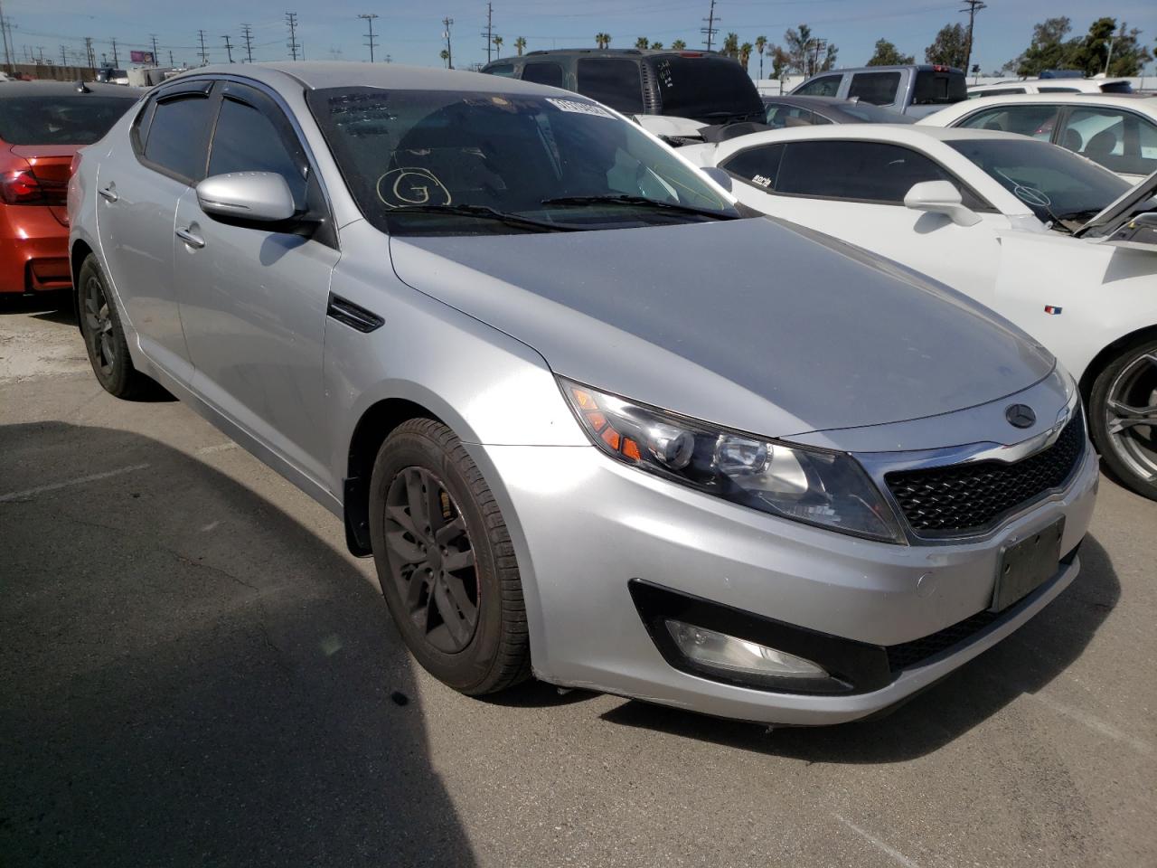 KIA OPTIMA LX 2013 with VIN KNAGM4A7XD5364812 - Photo from auction