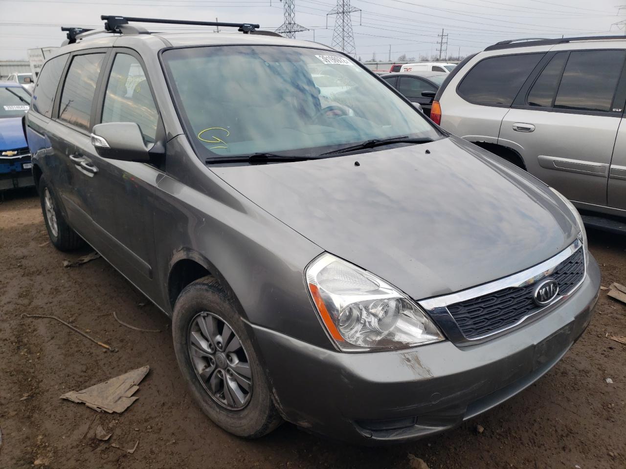 KIA SEDONA LX 2011 with VIN KNDMG4C79B6381344 - Photo from auction