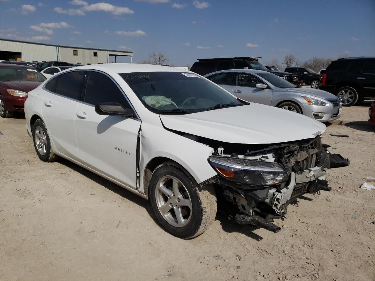 CHEVROLET MALIBU LS 2016 with VIN 1G1ZB5ST5GF231398 - Photo from auction