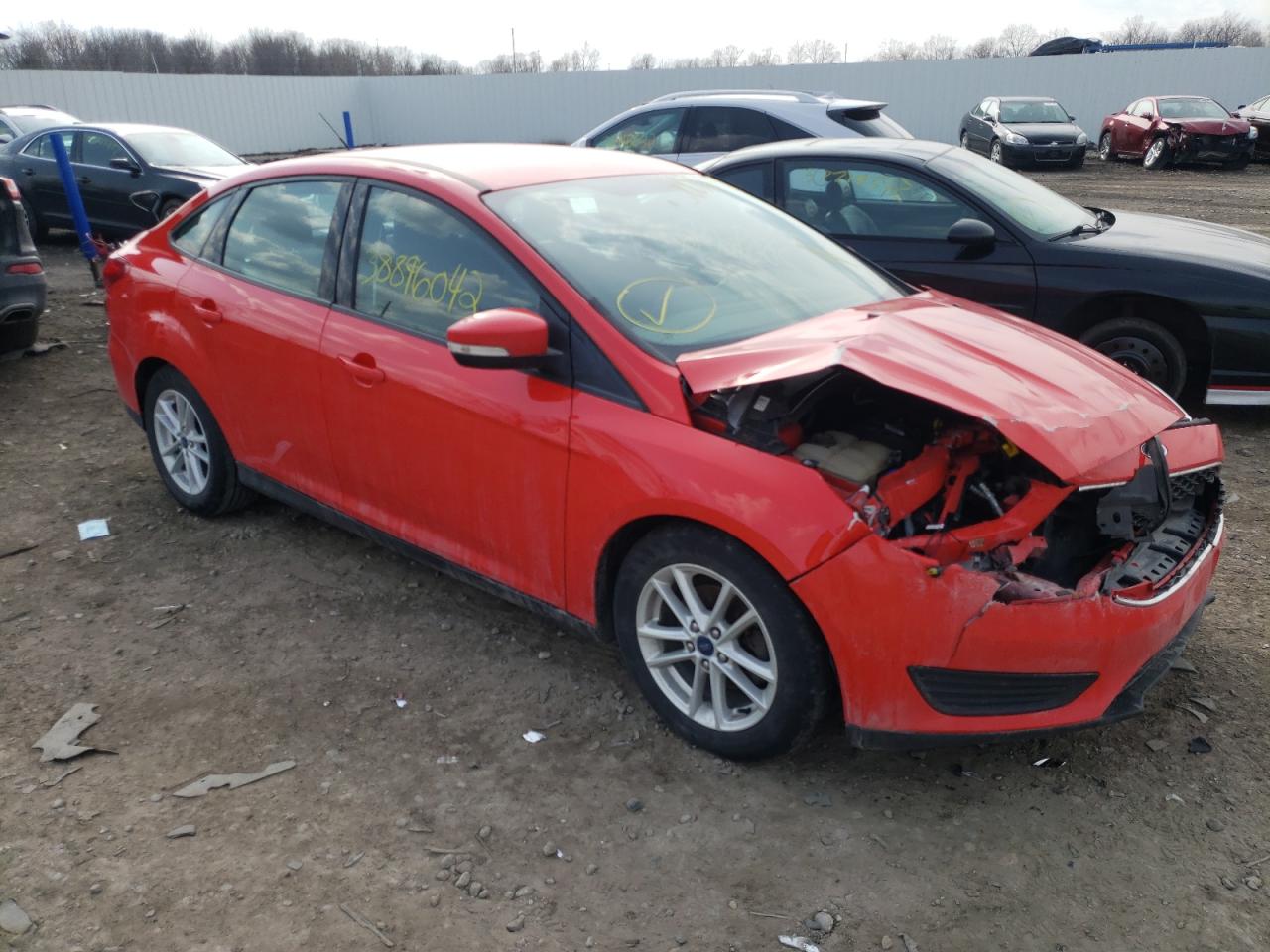 FORD FOCUS SE 2017 with VIN 1FADP3F21HL333654 - Photo from auction