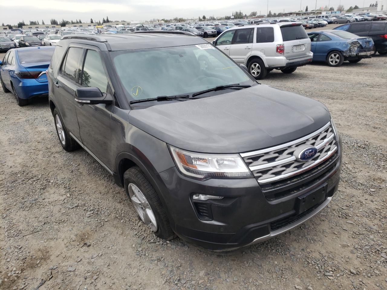 FORD EXPLORER X 2018 with VIN 1FM5K7D84JGB09266 - Photo from auction