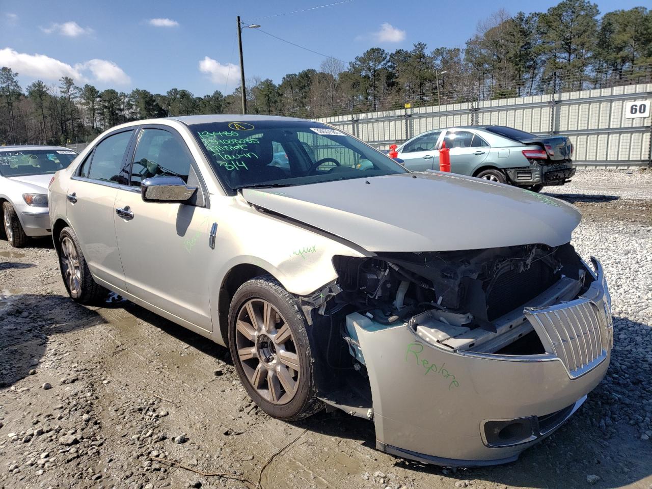 LINCOLN MKZ 2010 with VIN 3LNHL2GC0AR657271 - Photo from auction
