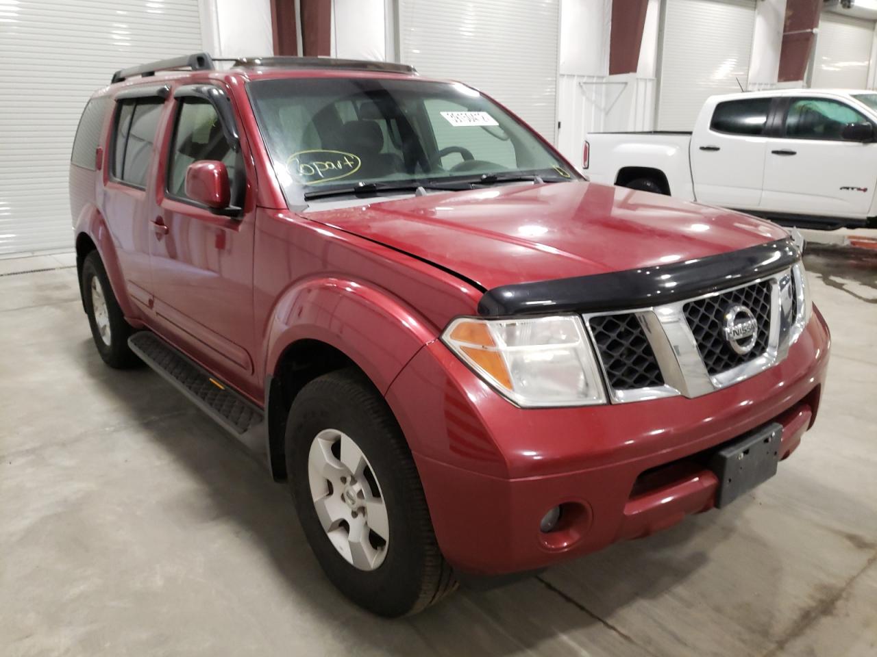 NISSAN PATHFINDER 2007 with VIN 5N1AR18W67C624608 - Photo from auction