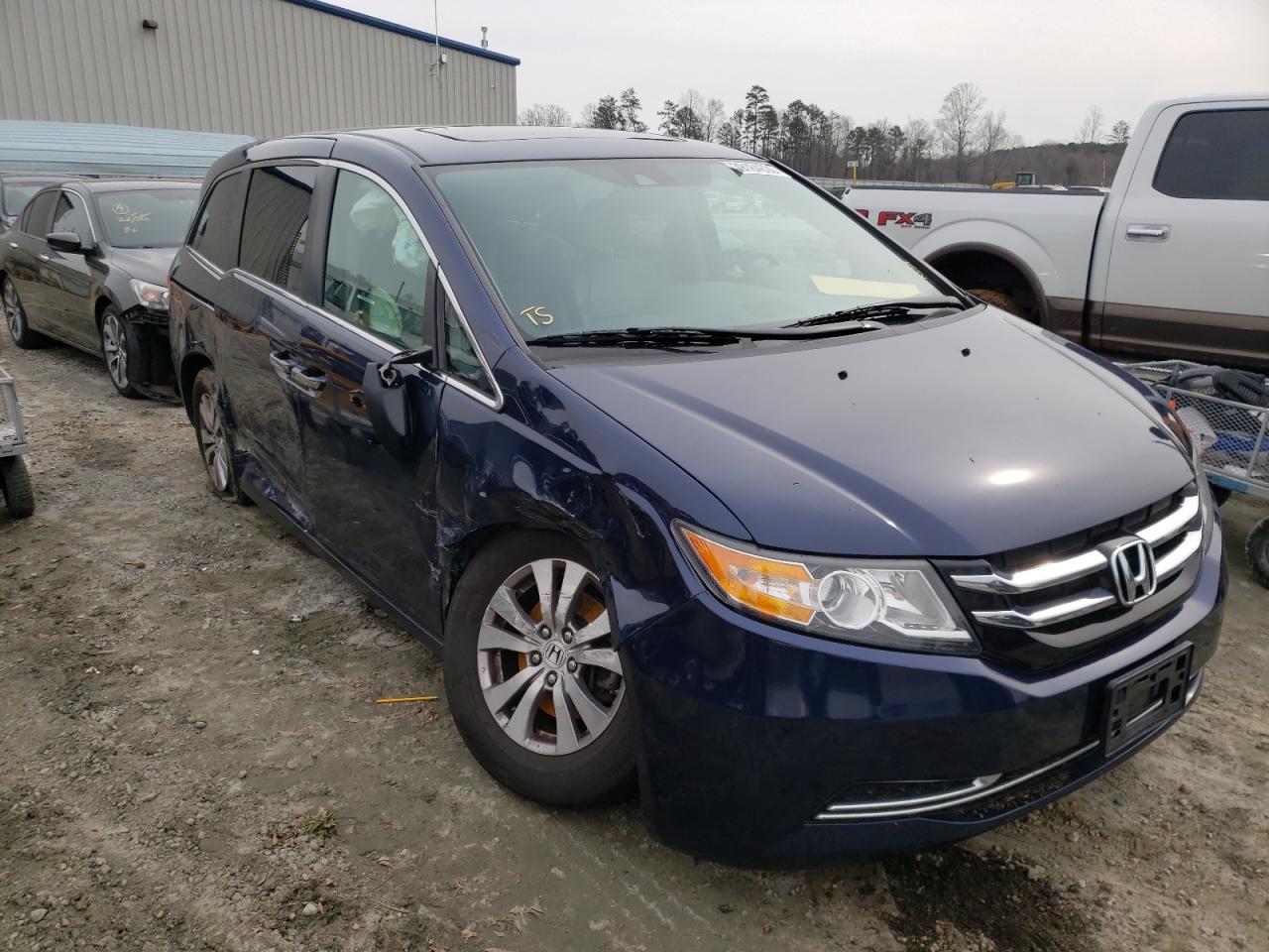 HONDA ODYSSEY EX 2014 with VIN 5FNRL5H69EB081108 - Photo from auction