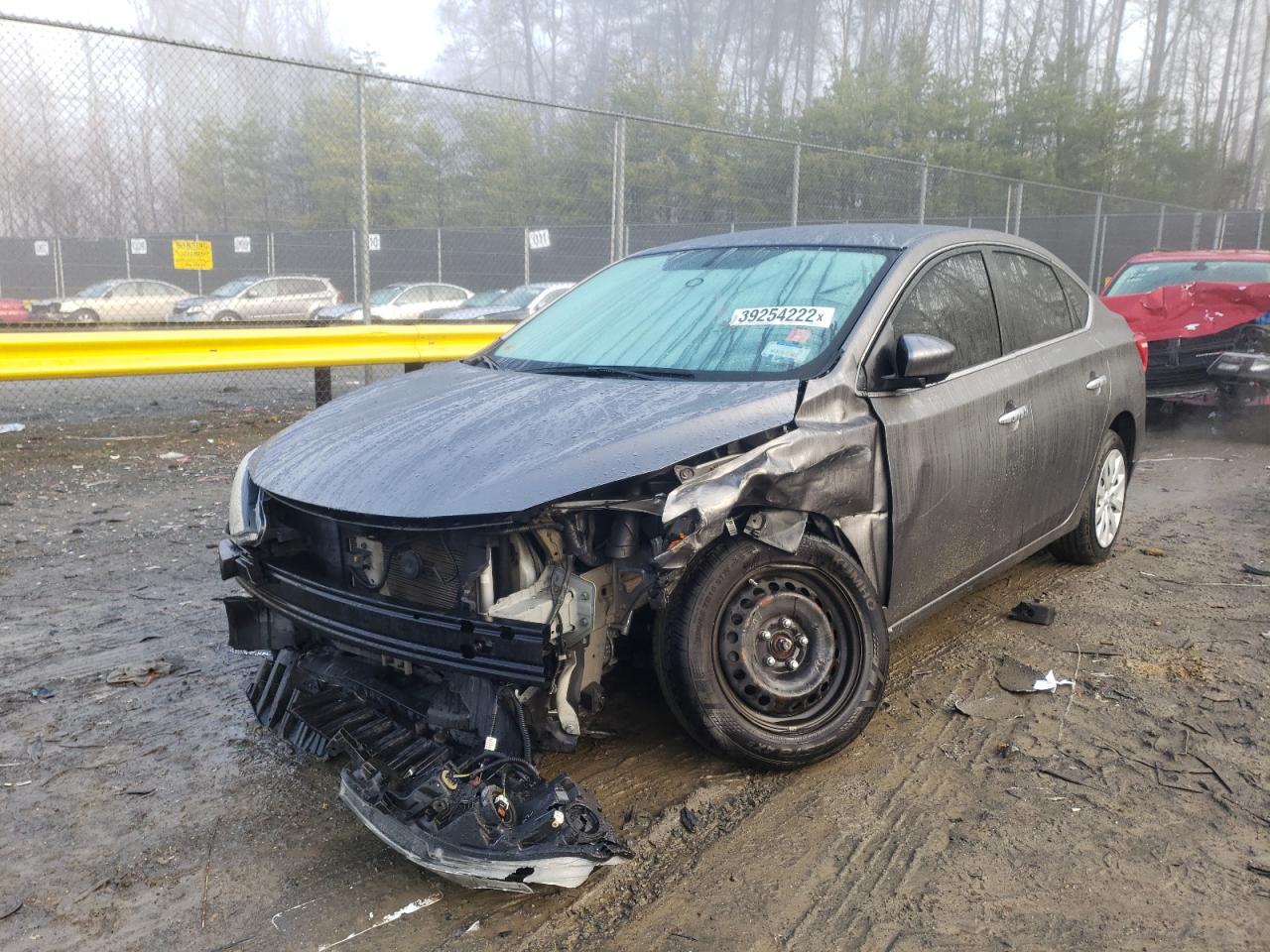 Photo 2 from auction – 2016 NISSAN SENTRA S with VIN 3N1AB7AP2GY259952