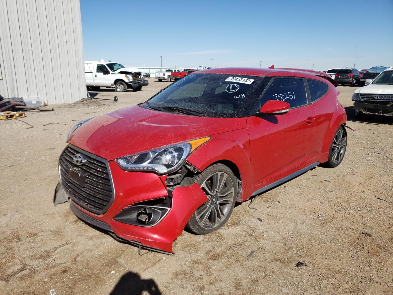 Photo 2 from auction – 2016 HYUNDAI VELOSTER T with VIN KMHTC6AE2GU299801