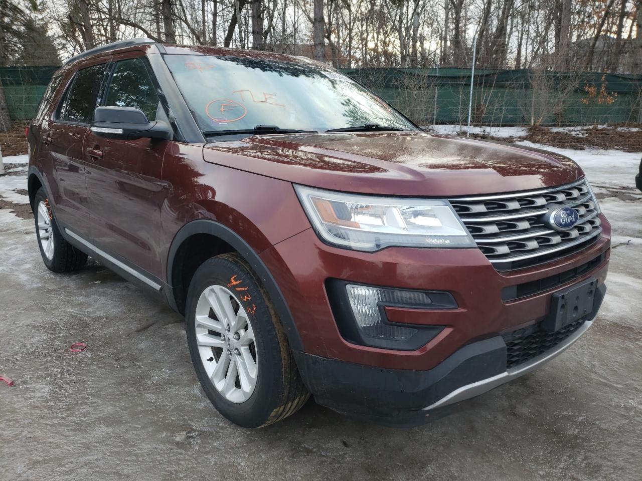 FORD EXPLORER X 2016 with VIN 1FM5K7DH2GGA61744 - Photo from auction