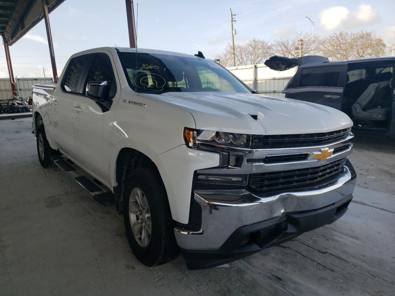 CHEVROLET SILVERADO 2021 with VIN 3GCPWCED7MG392115 - Photo from auction