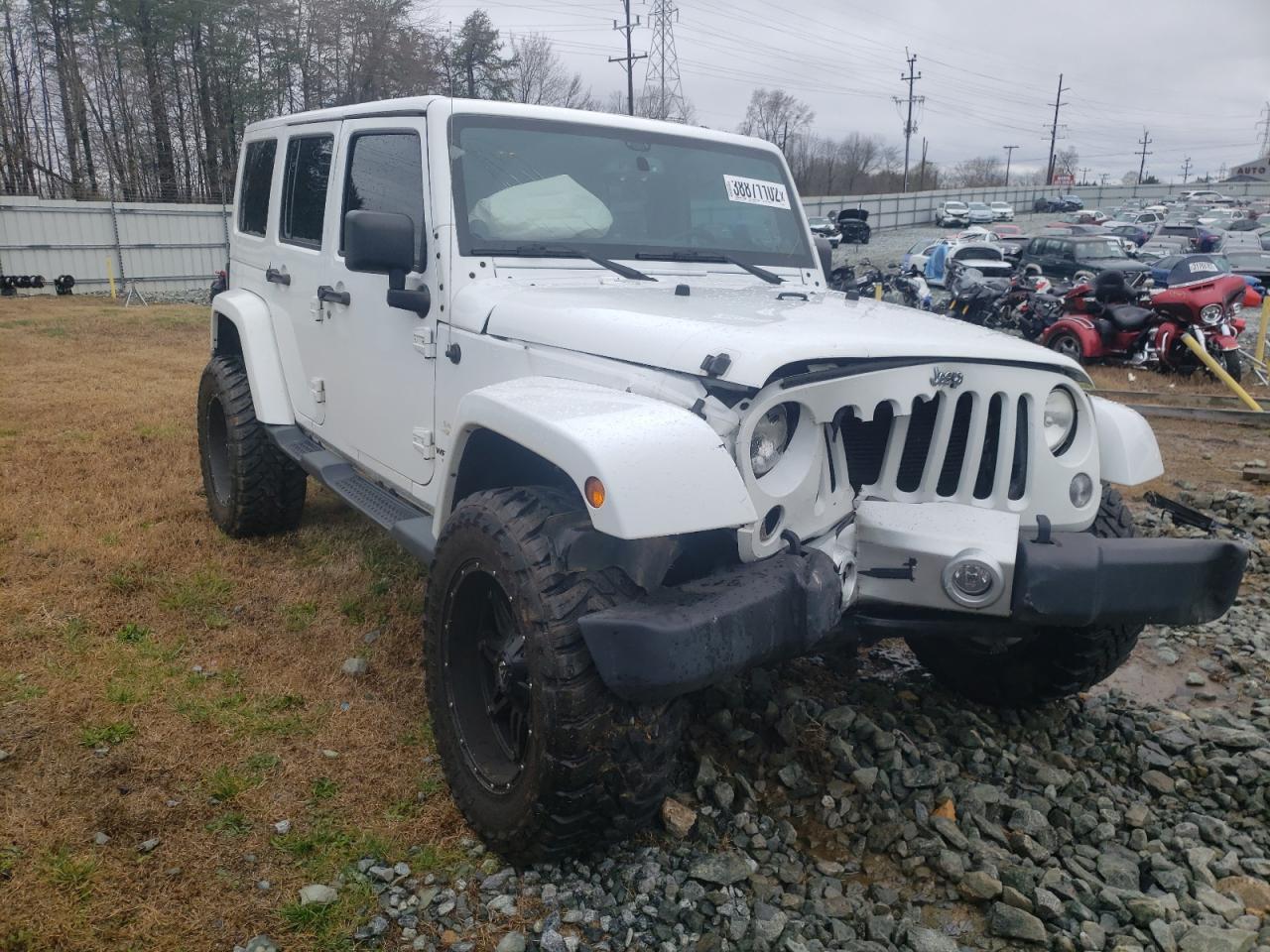 JEEP WRANGLER U 2014 with VIN 1C4BJWEG8EL259081 - Photo from auction