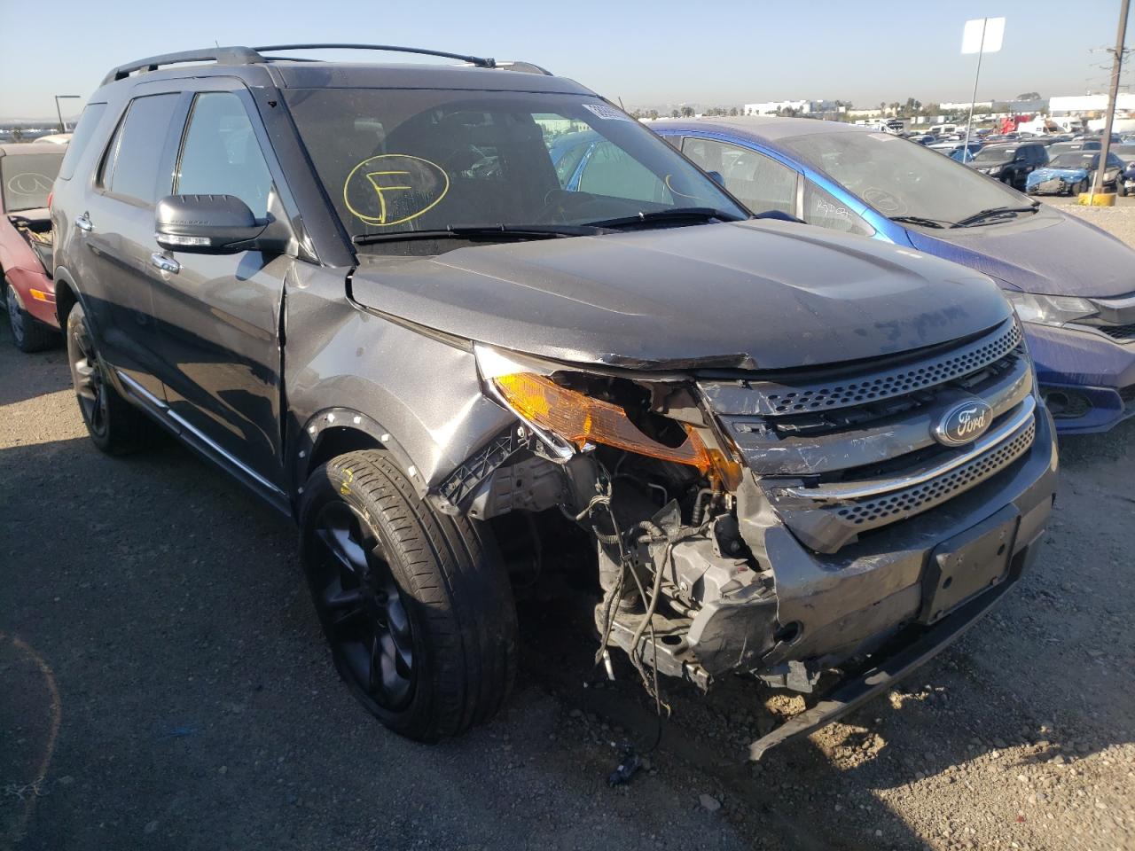 FORD EXPLORER L 2015 with VIN 1FM5K7F87FGA41419 - Photo from auction