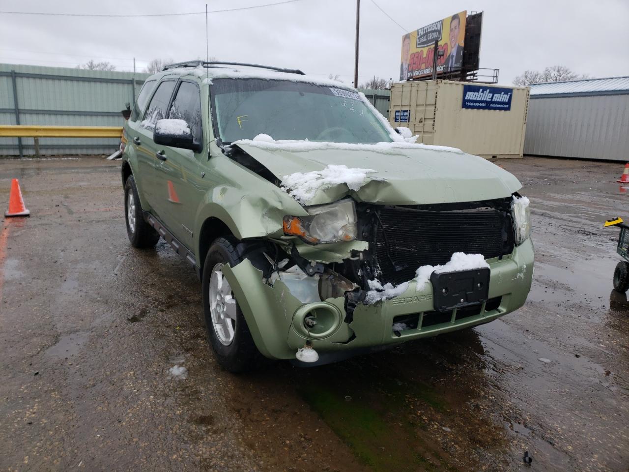 FORD ESCAPE XLT 2008 with VIN 1FMCU03128KA69001 - Photo from auction