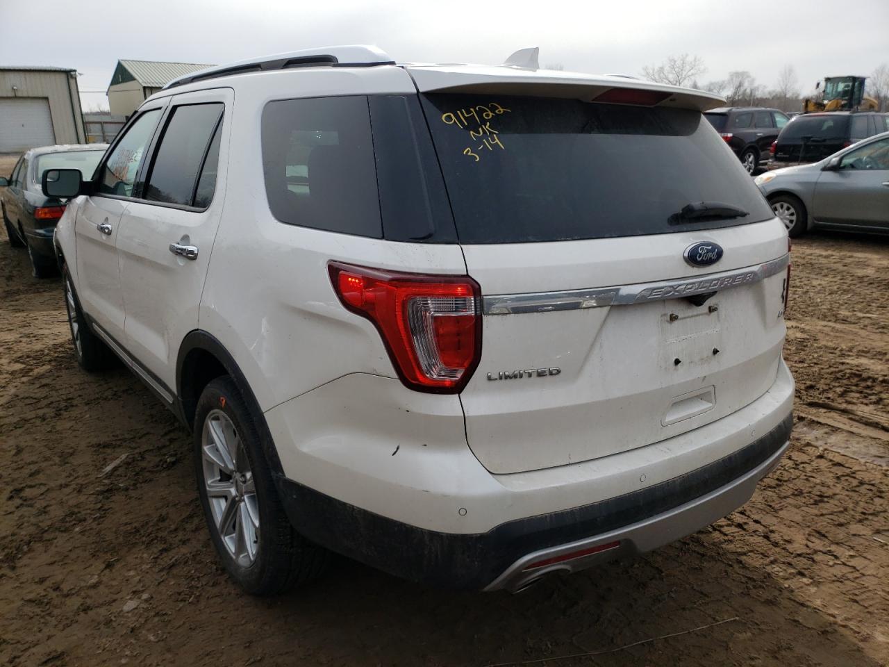 Photo 3 from auction – 2017 FORD EXPLORER L with VIN 1FM5K8F81HGC36067