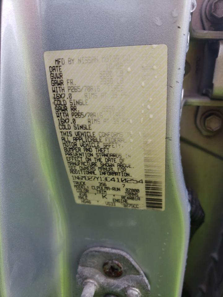 Photo 10 from auction – 2003 NISSAN FRONTIER with VIN 1N6MD27Y13C410254