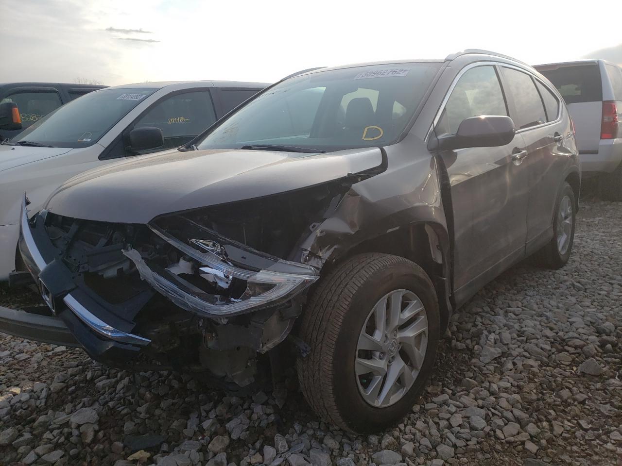 Photo 2 from auction – 2015 HONDA CR-V EXL with VIN 5J6RM4H78FL042406