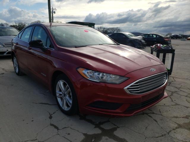 FORD FUSION SE 2018 with VIN 3FA6P0LU6JR208637 - Photo from auction