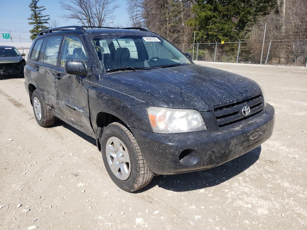 TOYOTA HIGHLANDER 2007 with VIN JTEHD21A770046358 - Photo from auction