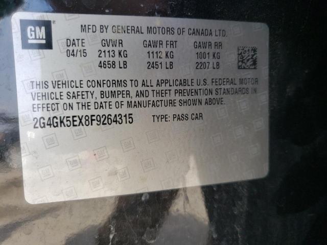 صورة رقم 10 من المزاد - 2015 BUICK REGAL مع VIN 2G4GK5EX8F9264315
