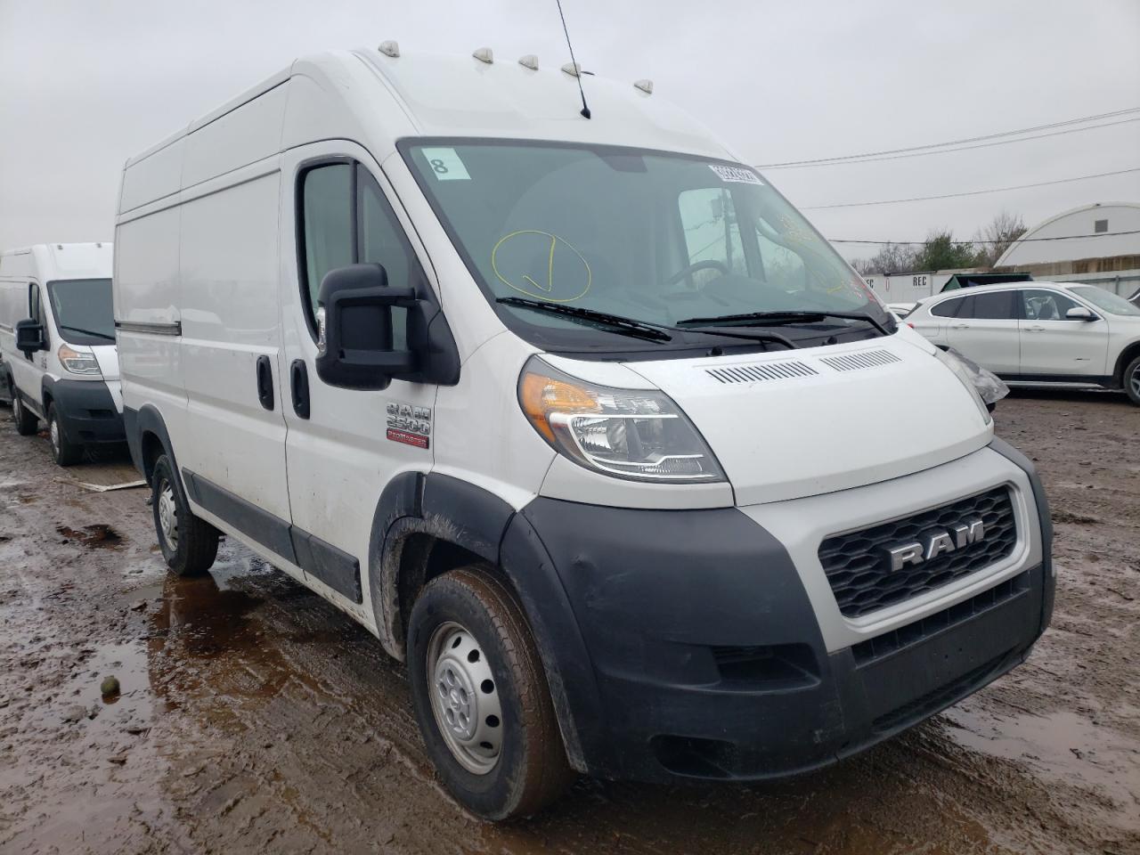 RAM PROMASTER 2019 with VIN 3C6TRVCG9KE509384 - Photo from auction