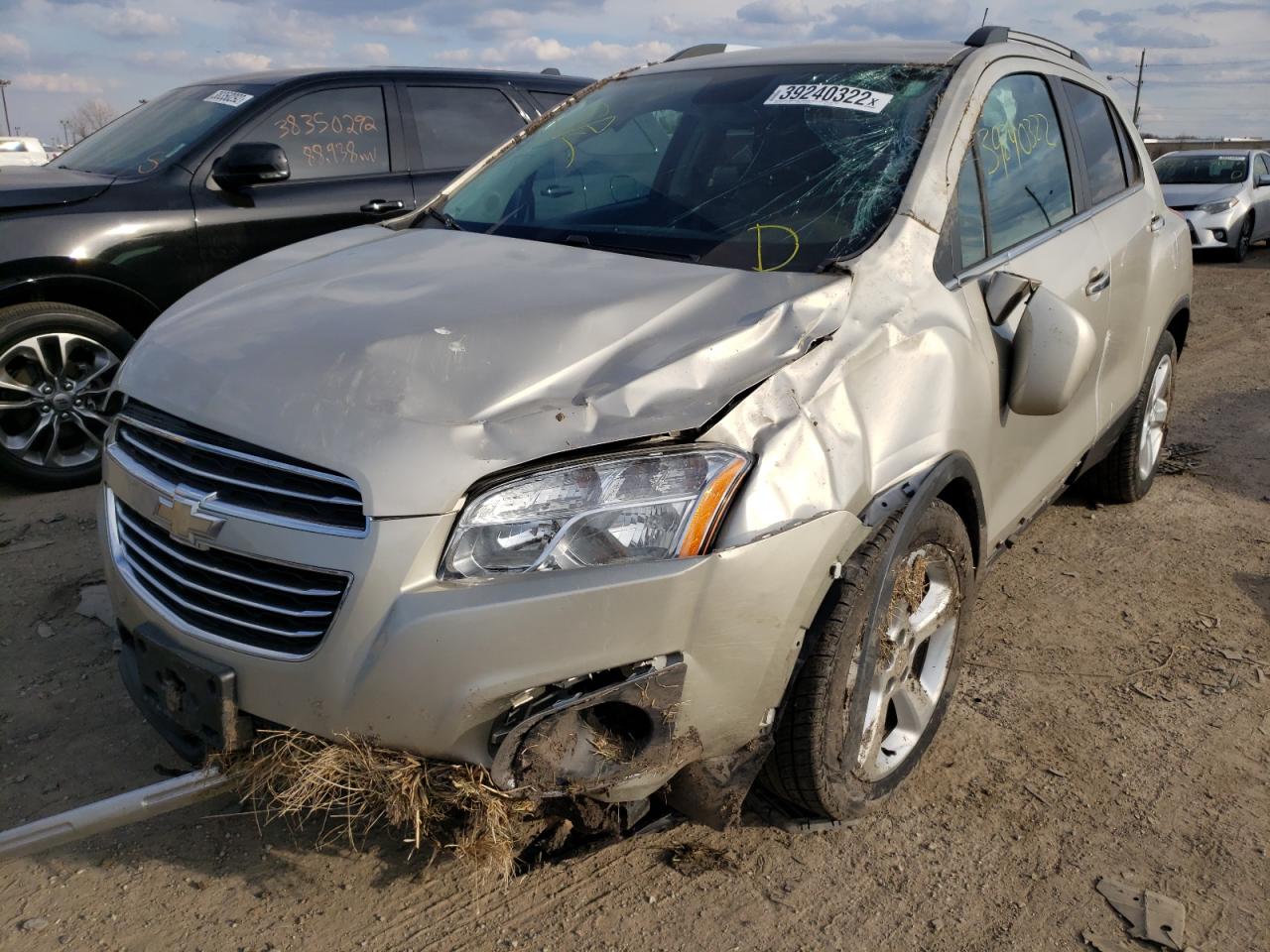 Photo 2 from auction – 2016 CHEVROLET TRAX LTZ with VIN 3GNCJMSB7GL278432