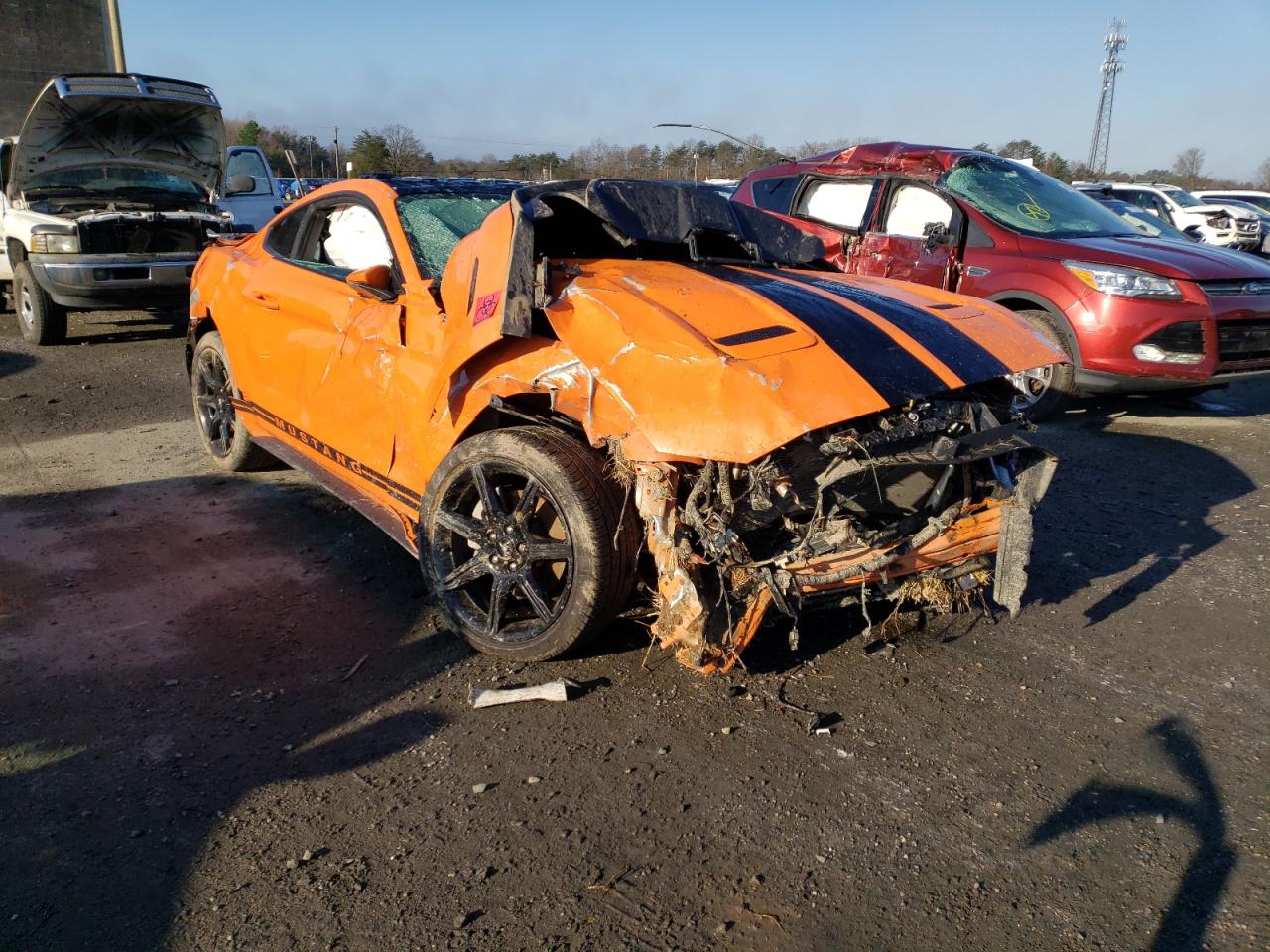 FORD MUSTANG 2020 with VIN 1FA6P8TH9L5127445 - Photo from auction