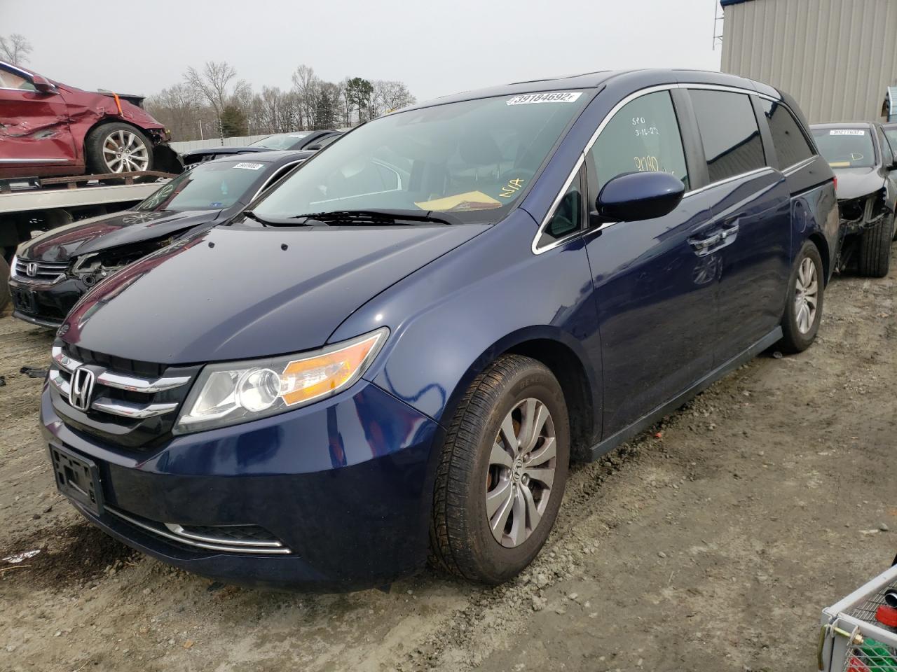 Photo 2 from auction – 2014 HONDA ODYSSEY EX with VIN 5FNRL5H69EB081108