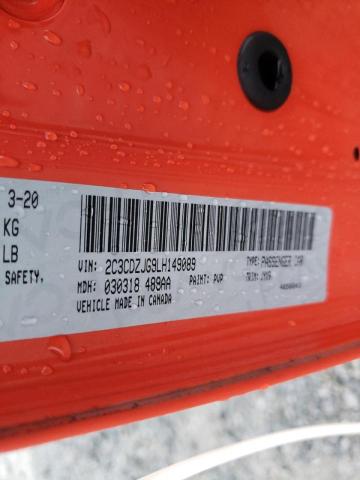 Photo 10 from auction – 2020 DODGE CHALLENGER with VIN 2C3CDZJG9LH149089