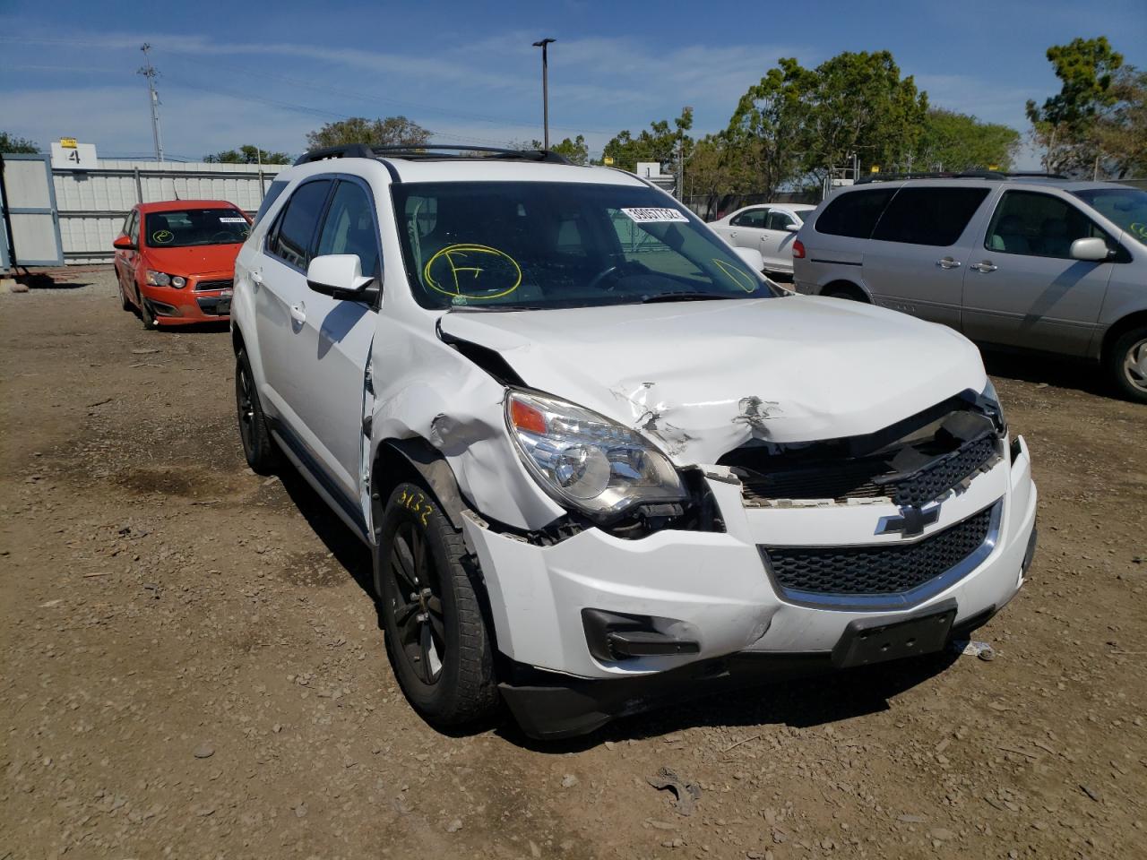 CHEVROLET EQUINOX LT 2012 with VIN 2GNALDEK1C1144055 - Photo from auction