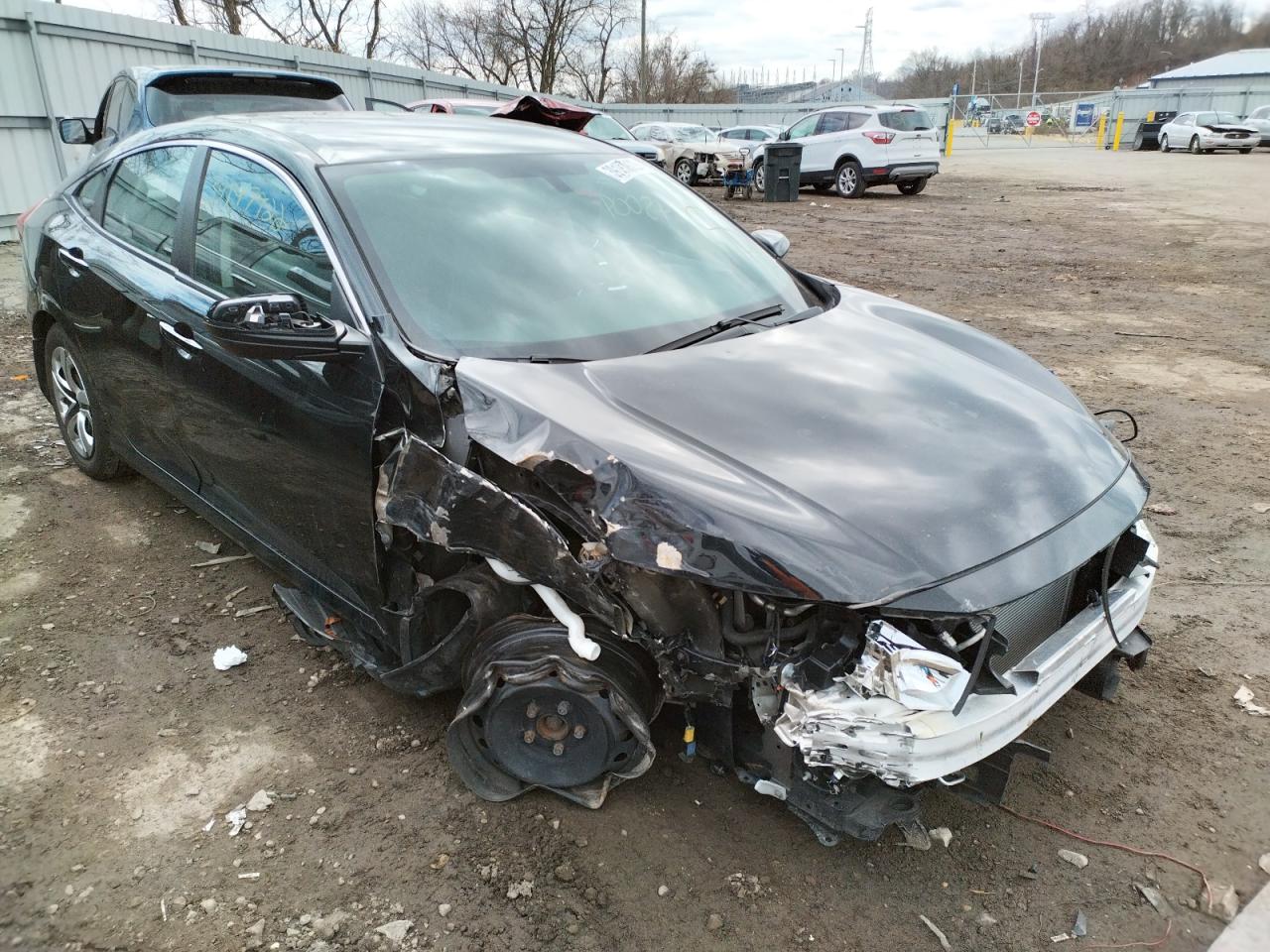 HONDA CIVIC LX 2017 with VIN 19XFC2F51HE211162 - Photo from auction