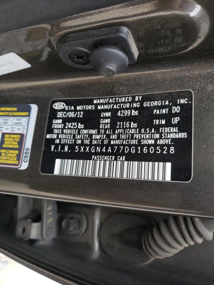 Photo 10 from auction – 2013 KIA OPTIMA EX with VIN 5XXGN4A77DG160528