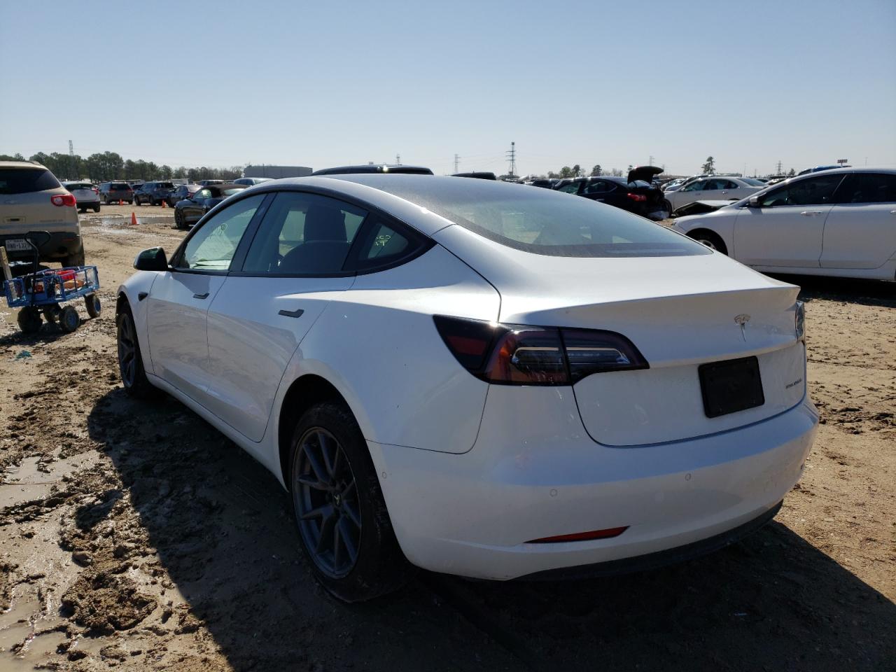 Photo 3 from auction – 2021 TESLA MODEL 3 with VIN 5YJ3E1EB4MF860179