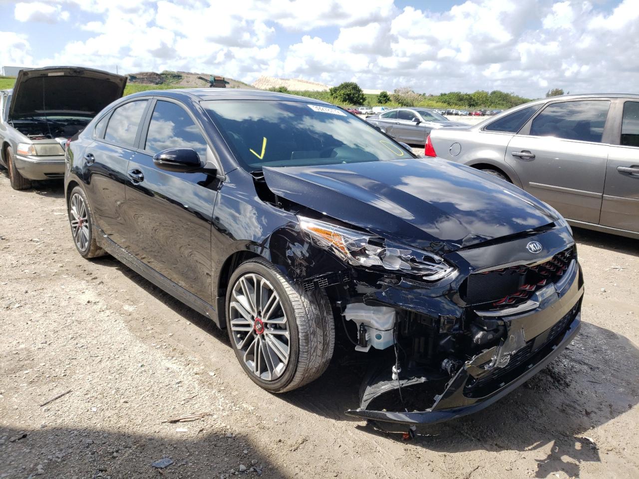Photo 1 from auction – 2021 KIA FORTE GT with VIN 3KPF44AC3ME345048