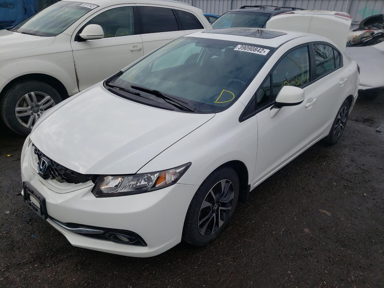 Photo 2 from auction – 2013 HONDA CIVIC LX with VIN 2HGFB2F52DH046984