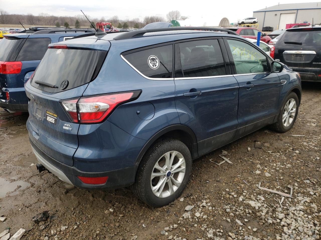 Photo 4 from auction – 2018 FORD ESCAPE SEL with VIN 1FMCU9HD2JUC69751