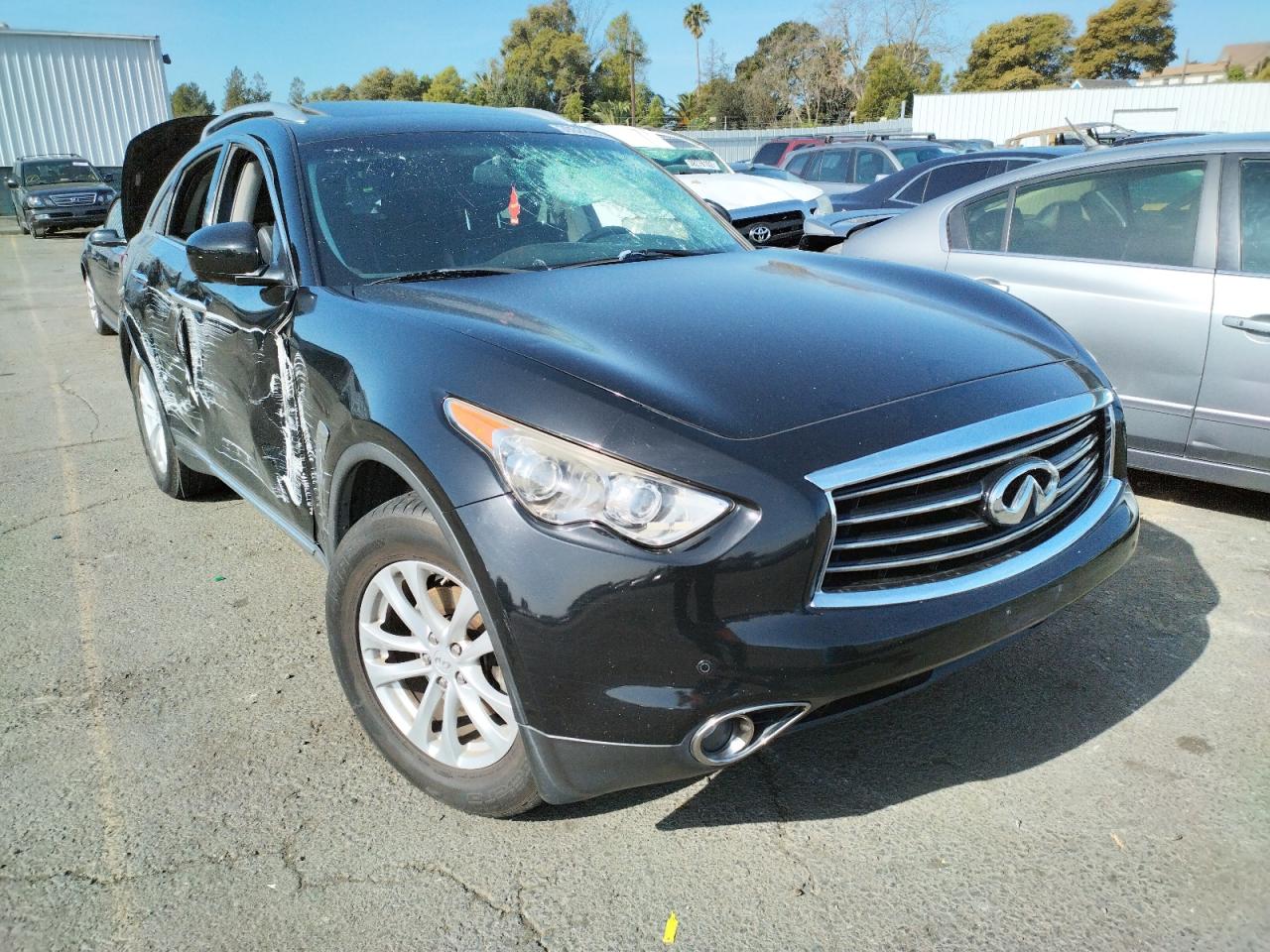INFINITI FX35 2012 with VIN JN8AS1MU5CM122324 - Photo from auction