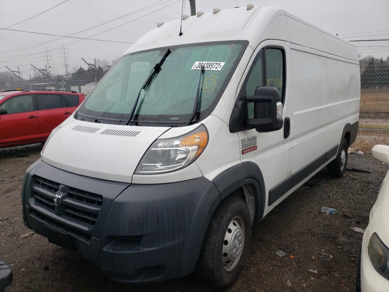 Photo 2 from auction – 2018 RAM PROMASTER with VIN 3C6URVJG0JE139478